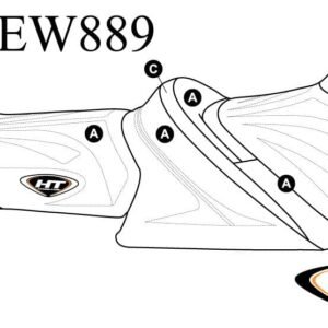 Hydro-Turf Premier Custom Seat Cover for Sea Doo GTI SE 130 + 170 / GTI 90 + 130 / GTR 230 (20)